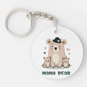 PORTE-CLÉS MAMAN OURS