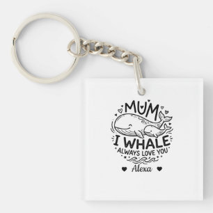 Porte-clés maman personnalisée je t'aime toujours cadeau de f