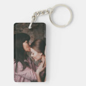 Porte-clés Maman/perte d'un être aimé photo sentimental coeur (Dos)