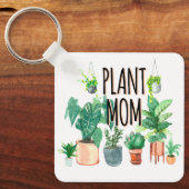 Porte-clés Maman plante - Jardinage, Cadeau Planter Pour Mama (Recto)