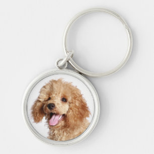 Porte-clés Maman Poodle Abricot Papa Chien Maman Fur Chiots