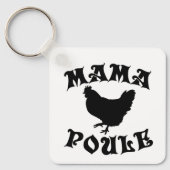 Porte-clés Maman Poule (Recto)