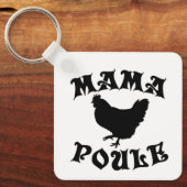 Porte-clés Maman Poule (Recto)