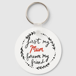 Porte-clés Maman, pour toujours mon ami,