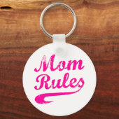 Porte-clés Maman règle drôle Dire Porte - clé (Recto)