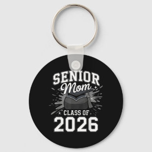 Porte-clés Maman senior Cl de 2026 Coquette Bow Hockey
