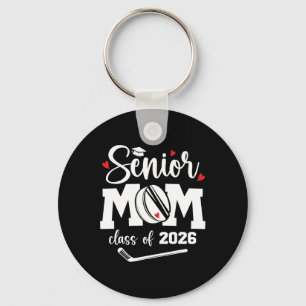 Porte-clés Maman senior de hockey Cl de 2026 Hockey sur glace