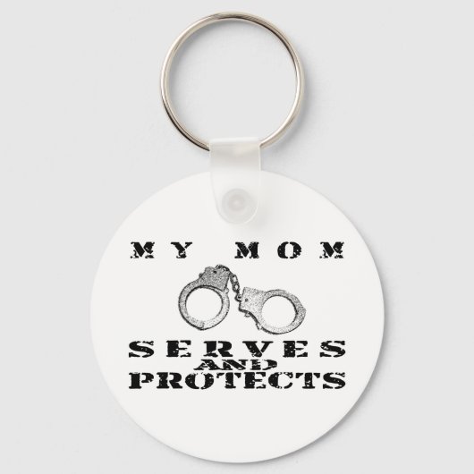 Porte-clés Maman sert des protections - Cuisses (Recto)