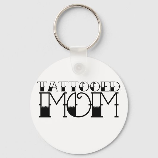Porte-clés Maman tatouée (Recto)