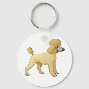 Porte-clés Maman Toy Poodle Chien de sauvetage Papa Chien Fur