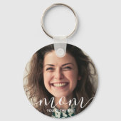 Porte-clés Maman, tu es la meilleure | Photo classique modern (Recto)