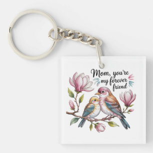 Porte-clés Maman, tu es mon amie pour toujours