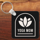 Porte-clés Maman yoga yogi mère (Recto)