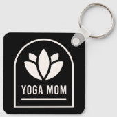Porte-clés Maman yoga yogi mère (Dos)