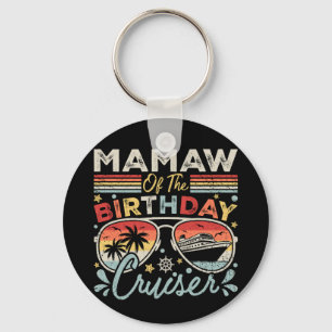 Porte-clés Mamaw of the Birthday Cruiser Vacation Circle