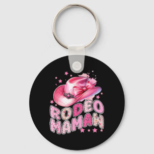 Porte-clés Mamaw Rodéo Vachette Rose 1er Anniversaire Famille
