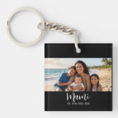Porte-clés Mami a établi une photo de script moderne (Devant)