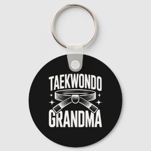 Porte-clés Mamie de taekwondo drôle