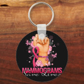 Porte-clés Mammogrammes Sauver des vies Sensibilisation au ca (Recto)