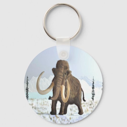 Porte-clés Mammoth laineux (Recto)