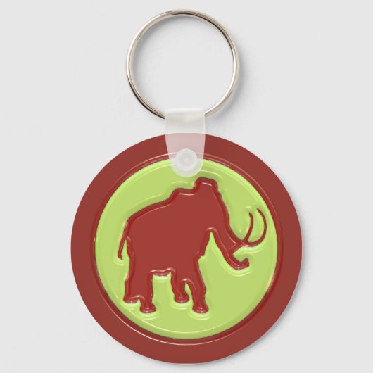 Porte-clés Mammoth laineux (Recto)