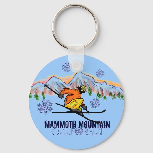 Porte-clés Mammoth Mountain California ski mountain porte - c (Recto)