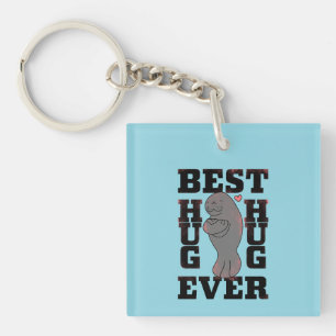 Porte-clés Manatee - Meilleur Hug Jamais - Hug - Conception A