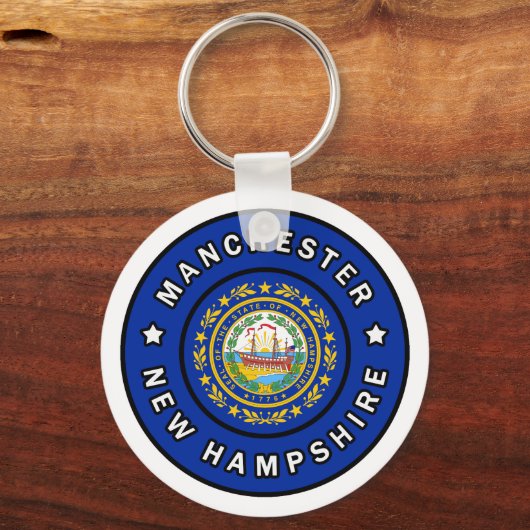 Porte-clés Manchester New Hampshire (Recto)