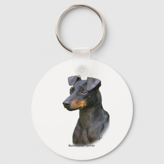 Porte-clés Manchester Terrier (Recto)