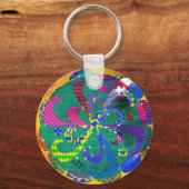 Porte-clés Mandala Abstrait (Recto)