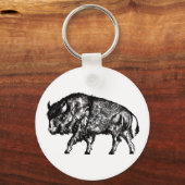 Porte-clés Mandala Buffalo (Recto)