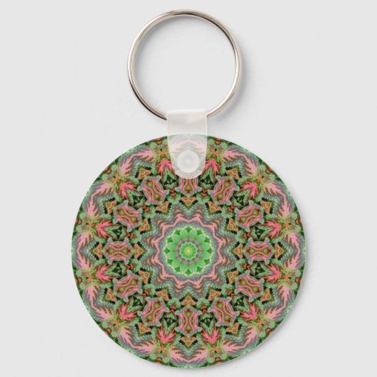 Porte-clés mandala coloré (Recto)