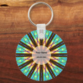 Porte-clés Mandala coloré (Recto)