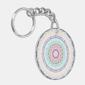 Porte-clés mandala coloré (Devant gauche)