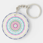 Porte-clés mandala coloré (Dos)