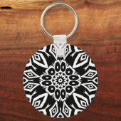 Porte-clés Mandala de minuit (Recto)