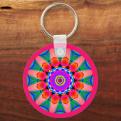 Porte-clés Mandala fractal (Recto)