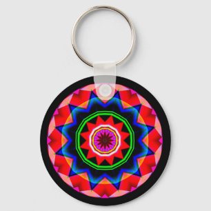 Porte-clés Mandala fractal