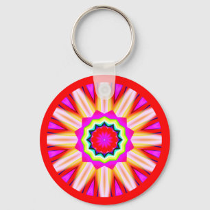 Porte-clés Mandala fractal