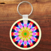 Porte-clés Mandala fractal (Recto)