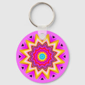 Porte-clés Mandala fractal (Recto)