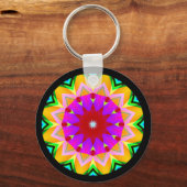 Porte-clés Mandala fractal (Recto)