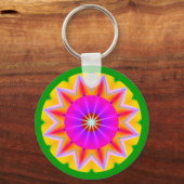 Porte-clés Mandala fractal (Recto)