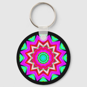 Porte-clés Mandala fractal