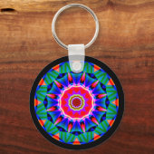 Porte-clés Mandala fractal (Recto)