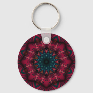 Porte-clés Mandala géométrique
