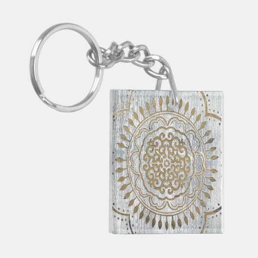 Porte-clés Mandala Gold Design (Devant gauche)
