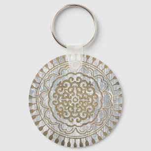 Porte-clés Mandala Gold Design