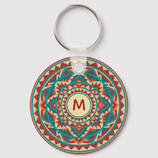 Porte-clés Mandala Moderne du Sud-Ouest (Recto)