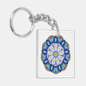 Porte-clés Mandala Motif 01 (Devant gauche)